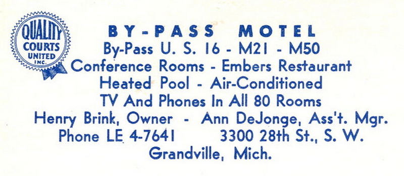 LaGrand Motel (MoLa Grande Motel, Grandmark Lodging, Red Carpet Inn, By-Pass Motel) - By-Pass Motel